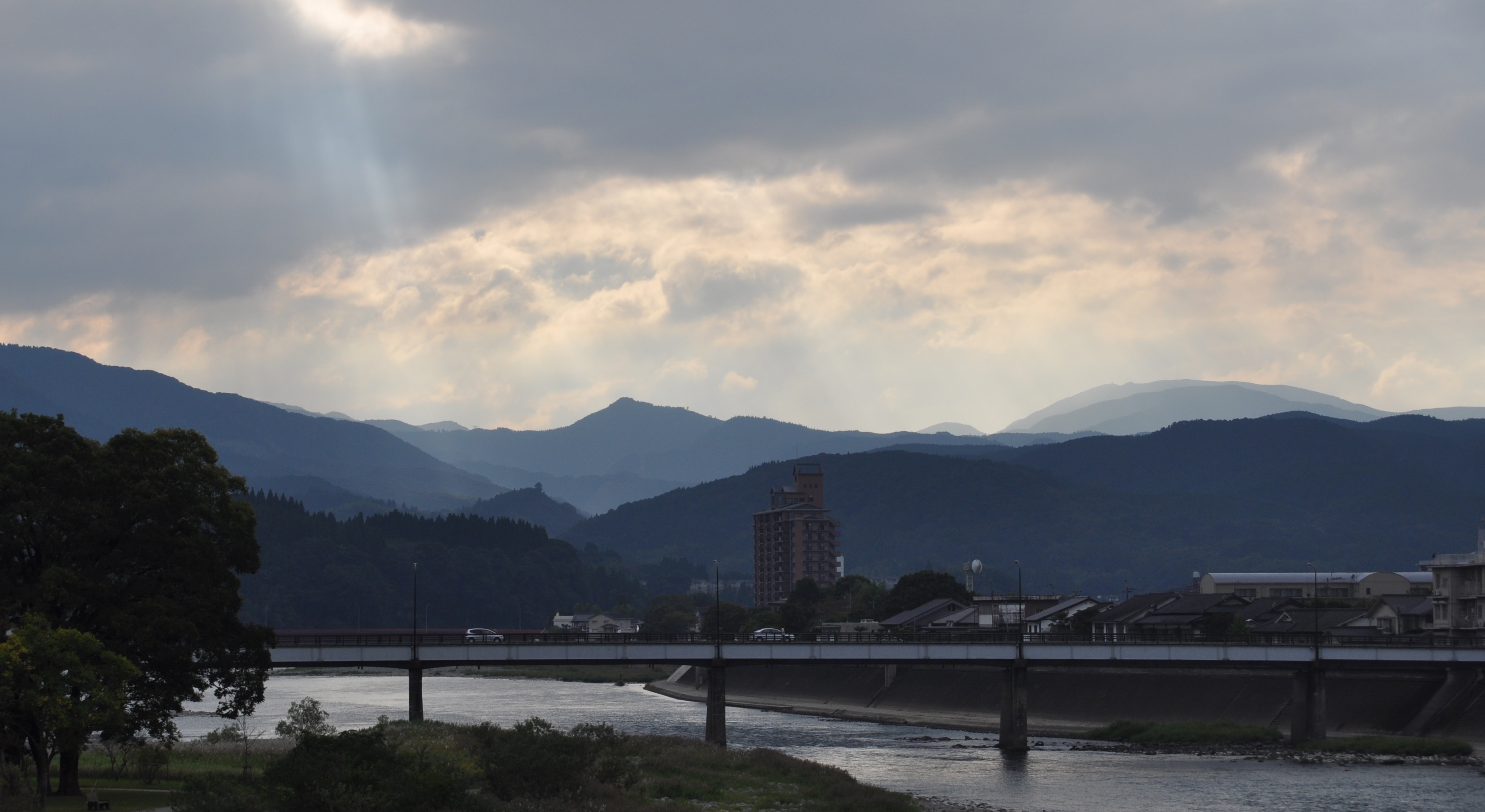 Sunrise in Hitoyoshi, October 2012
